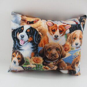 12"x9" Puppy Dog Pillow.
